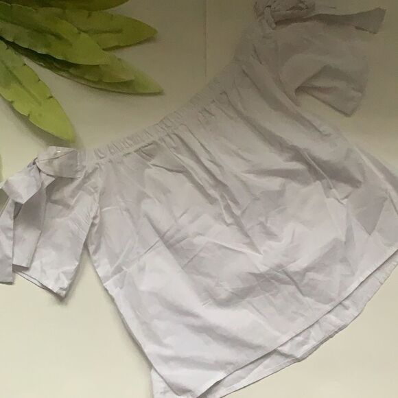 ⭐️no Comment Cotton Off Shoulder Top⭐️ - Picture 9 of 12